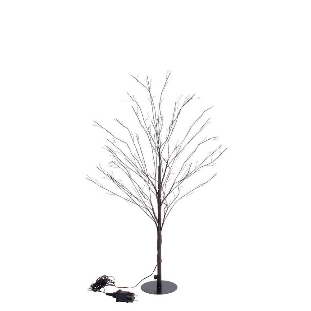 Albero di Natale bunch marrone 360 microLED classico H90