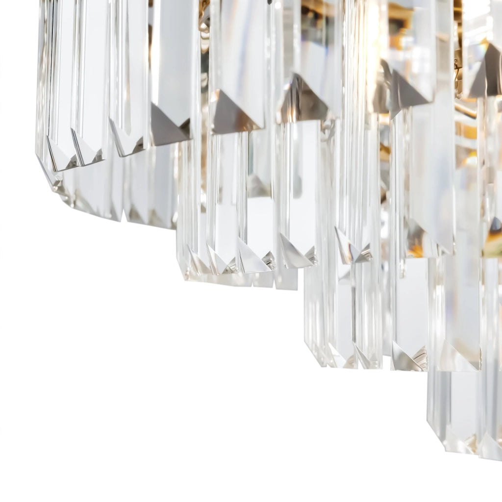 Maytoni Lampadario contemporaneo Revero 12 luci E14 ottone metallo vetro