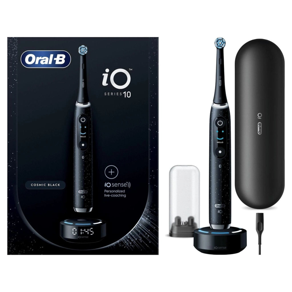Oral-B IO SERIES 10 Spazzolino elettrico a vibrazione 7 modalita' autonomia 2 settimane colore Nero