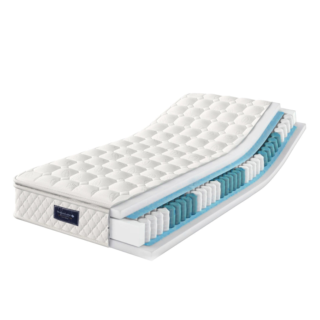 Materasso a molle insacchettate 7 zone bianco 90x200 cm