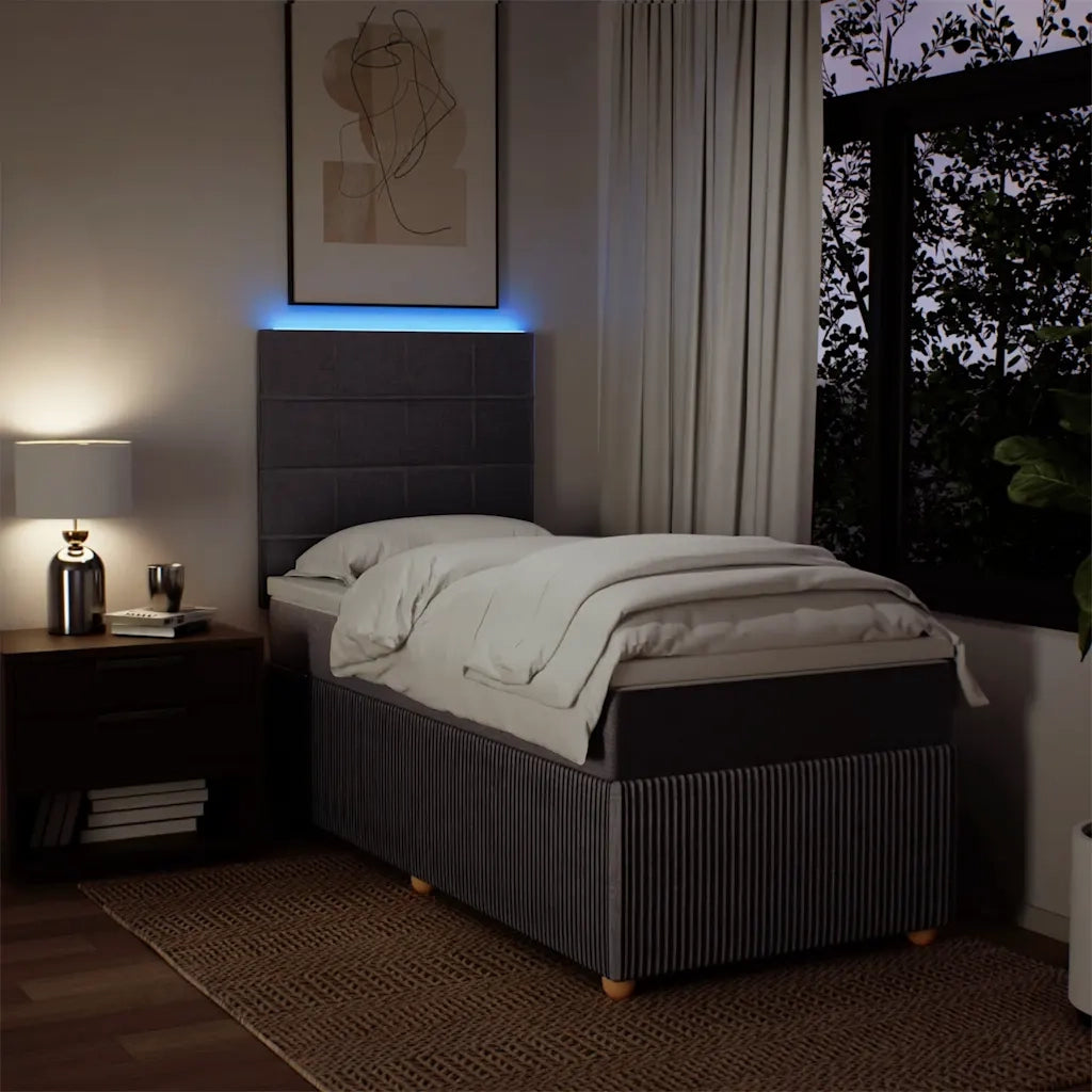 Giroletto a Molle con Materasso Tortora 90x200 cm inTessuto 3294243