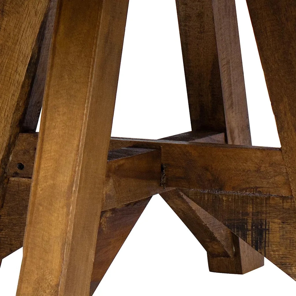 Tavolino da salotto | Tavolino da caff¨¨ | Tavolino da Soggiorno in Legno Massello Recuperato 60x45 cm Bianco