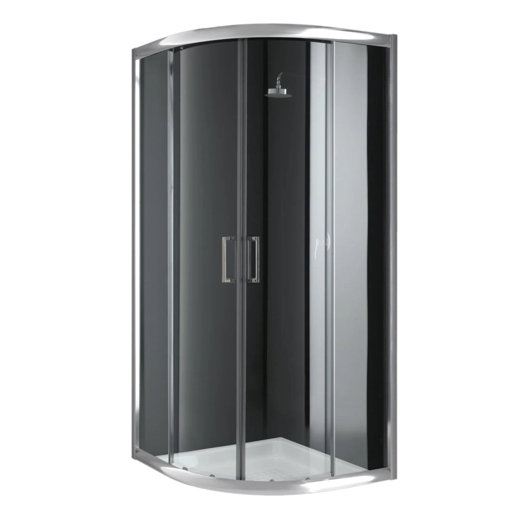 Box Doccia Semicircolare 90x90 H198 Trasparente 6mm mod. Alabama