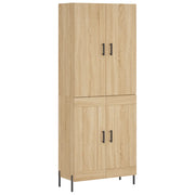 Credenza | Madia | Buffet da pranzo | Armadio da pranzo Rovere Sonoma 69,5x34x180 cm in Legno Multistrato