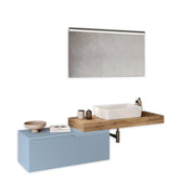 Composizione 4 pezzi VENERE rovere miele/azzurro tiffany