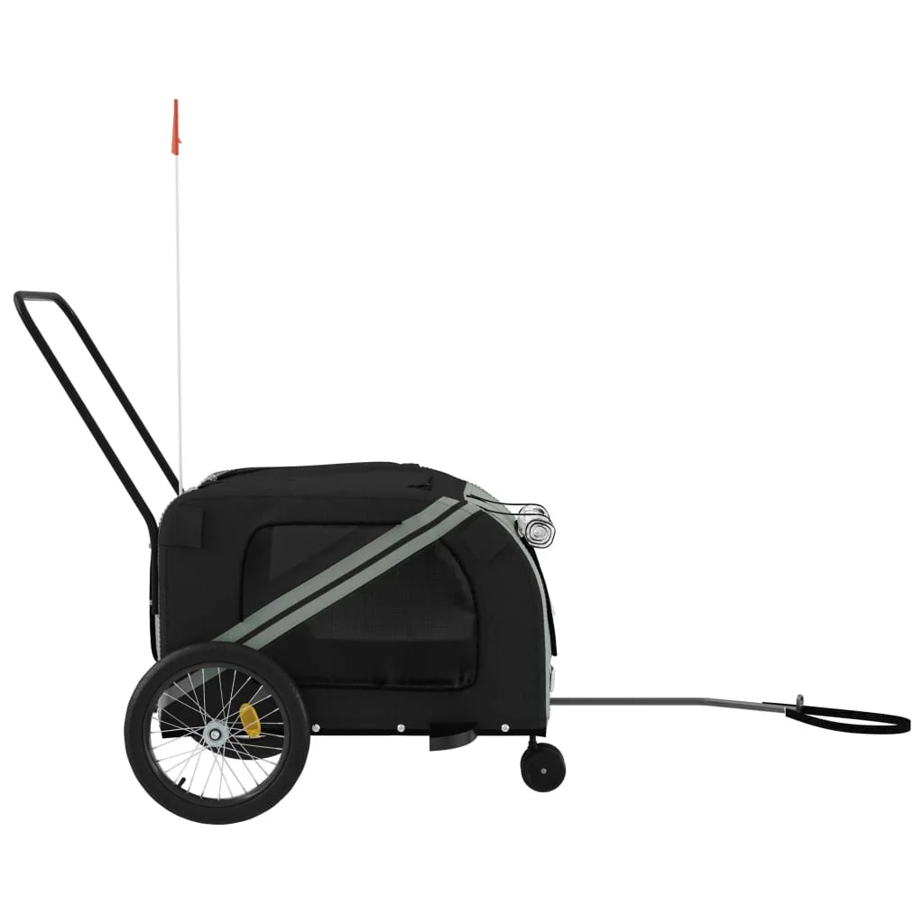 Rimorchio/carrello per animali domestici grigio 02_0044264