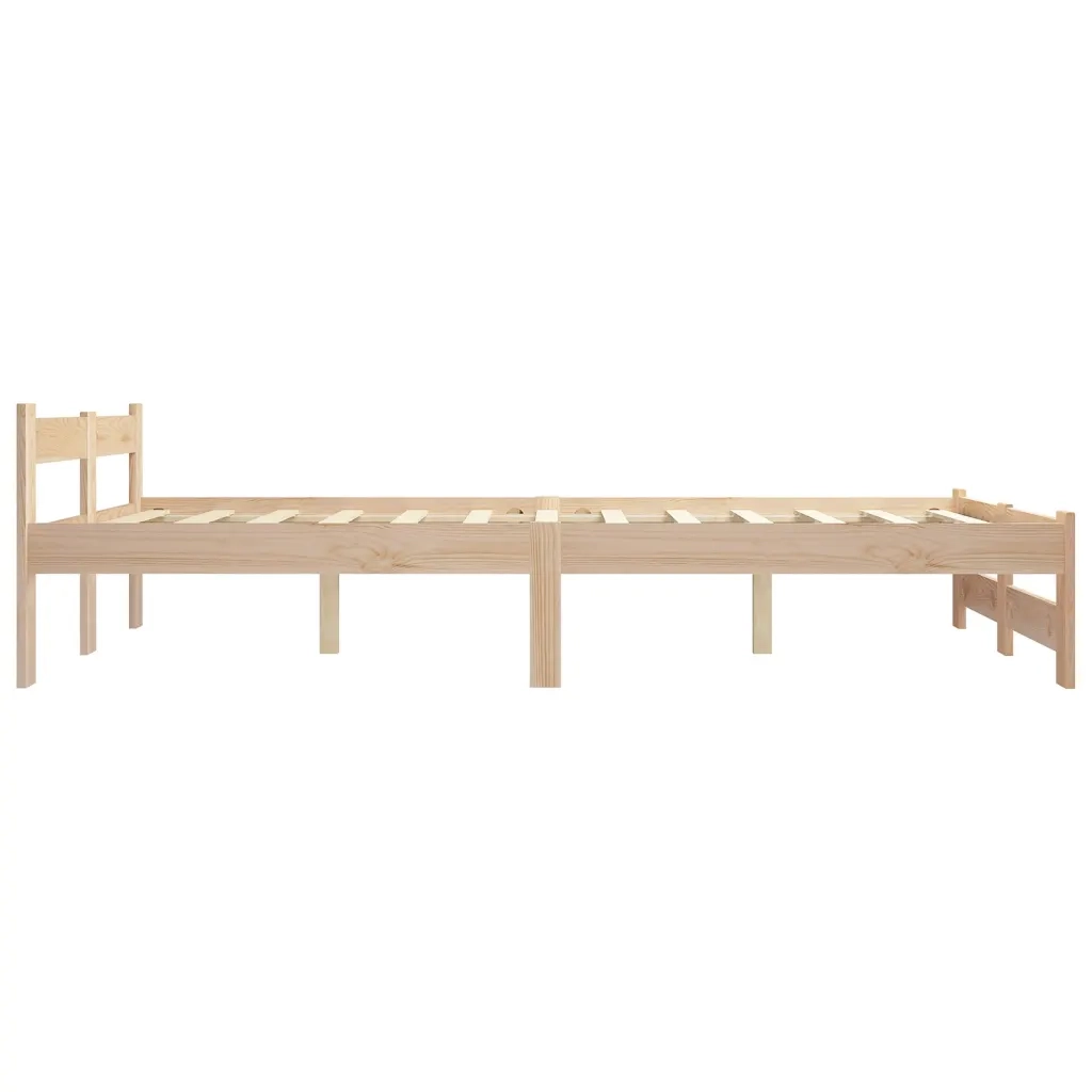 Giroletto senza Materasso 120x200 cm in Legno Massello di Pino 321993