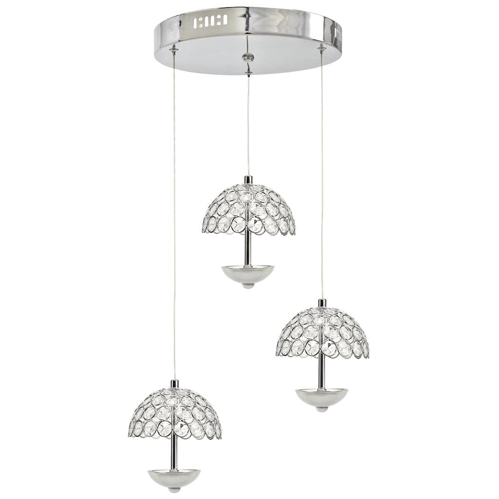 Lampadario VENUS ML316 Milagro LED 15W cristallo cromo