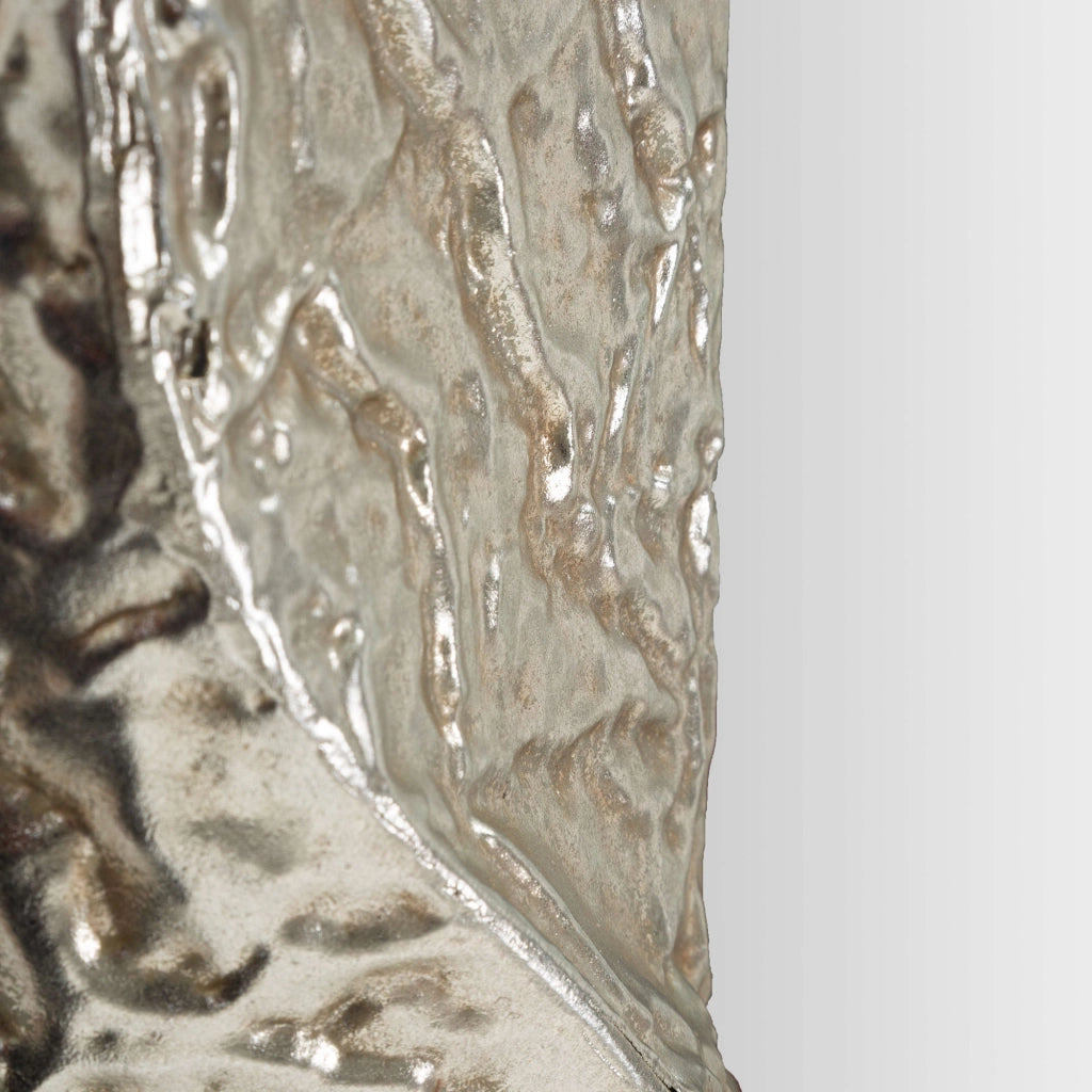 Dagalito, Specchio Cornice Effetto Materico, 70x161h cm Argento