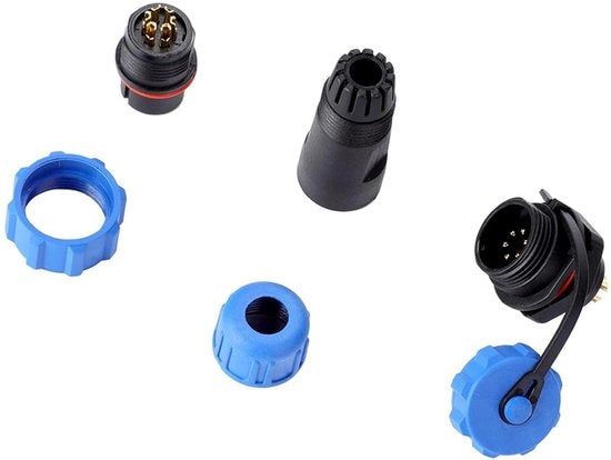 Connettori di Altoparlante a 6 Pin, Socket a 6 Pin, Convertitore di 500 V 30A, Impermeabile, Connettore di 6 Pin.