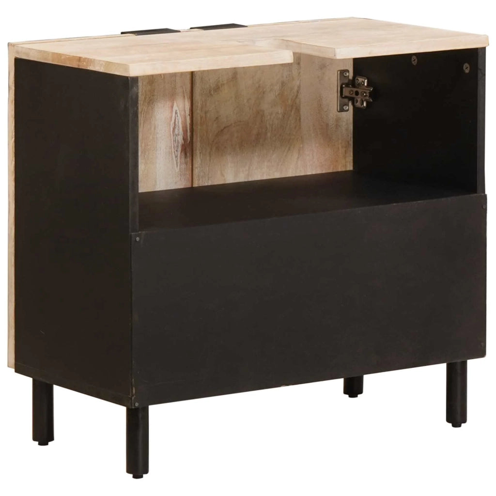 Mobile Lavabo | Armadio per Lavabo da Bagno con porta Bianco 62 x 33 x 58 cm