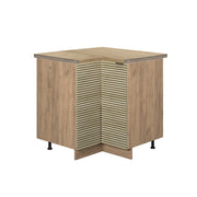 Mobile ad angolo cucina Fame-Line Pannello in quercia/Rovere dorato 80.5 cm, PL Rovere Vicco