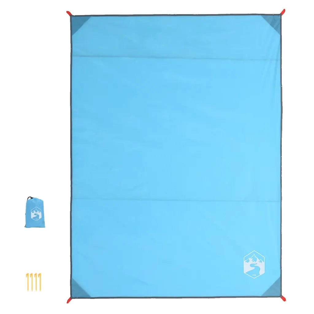 Tovaglia da Picnic con Picchetti Blu 205x155 cm CFW8608114