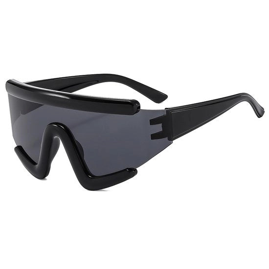 Sole Retro con Montatura Grande e Montatura Integrata per Signore, Moda, Tempo Libero, Outdoor, Sport, Ciclismo, Occhiali da Uomo UV400
