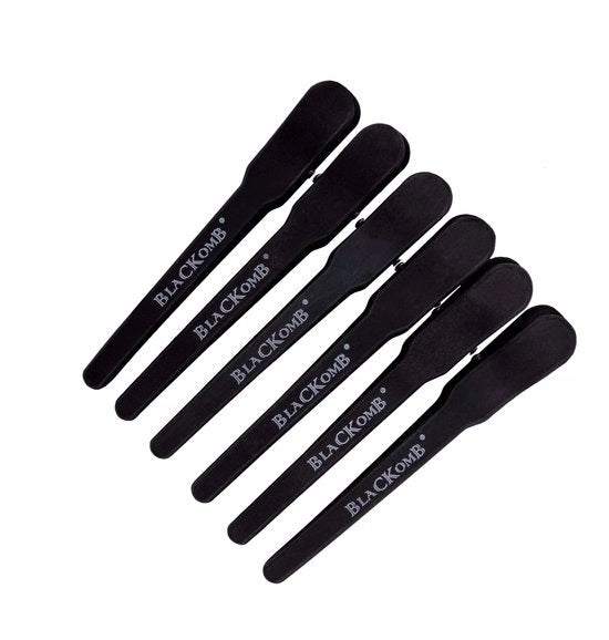 Clips per capelli - spille per capelli in carbonio professionale - 6 pezzi