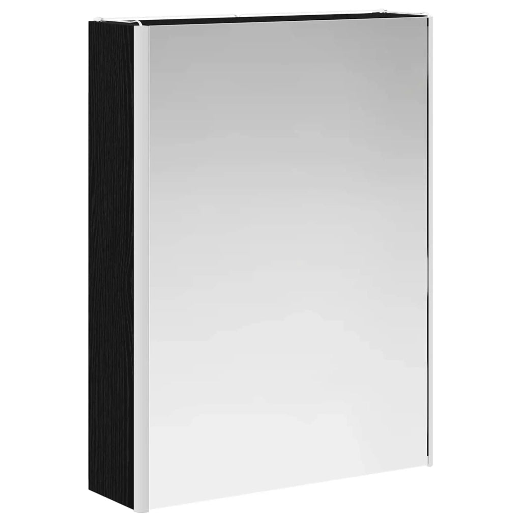 Set di mobili per il bagno 5 pcs Rovere Nero 3406848