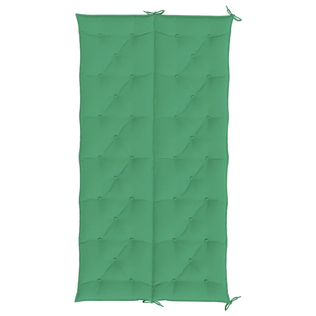 Cuscini per Panca 2 pz Verdi 200x50x7 cm in Tessuto Oxford
