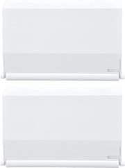 Due copie Copertura Skimmer in plastica 19,5x14 cm Porta Flap Weir per piscina in terra