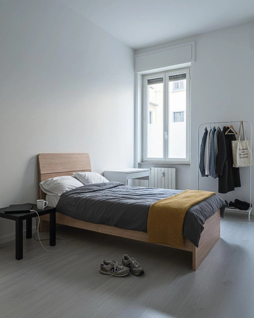 Letto Comby con fascioni e pediera - Letto una piazza e mezzo 127 x 197 - Struttura virginia - Rete e materasso esclusi_