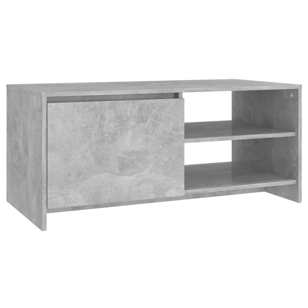 Tavolino Salotto Grigio Cemento 102x50x45 cm Legno Multistrato cod mxl 8929