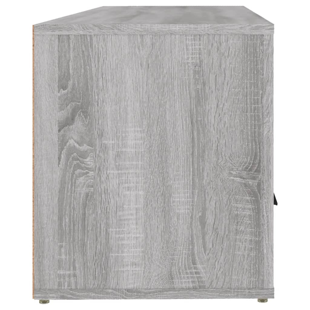 Mobile TV multimediale mensola TV credenza TV sala da pranzo soggiorno camera da letto Sonoma 100 x 35 x 40 cm legno ingegnerizzato grigio 02_0028329