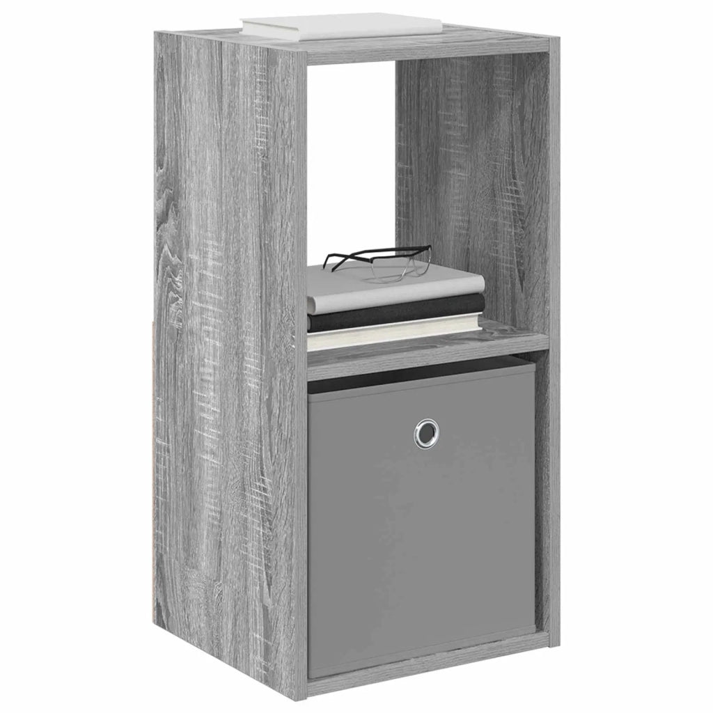Comodino con cassetto 2 pcs Grigio Sonoma 35 x 32 x 68,5 cm 8000639