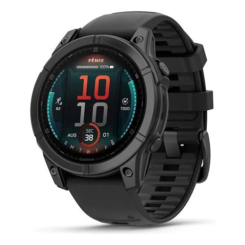Smartwatch garmin 010-03025-01 fenix e slate gray steel e black