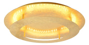 Plafoniera LED Candellux Merle tonda oro 40cm 18W 3000K