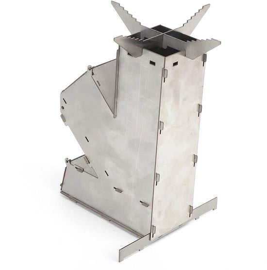 Cucina da Campeggio Portatile - Sostenibile - Fornello da Campeggio - Esercizio di Cucina all'Aperto - Fornello da Campeggio in Acciaio Inossidabile - Adatto per Panni e Utensili da Cucina - Fornello da Campeggio Portatile