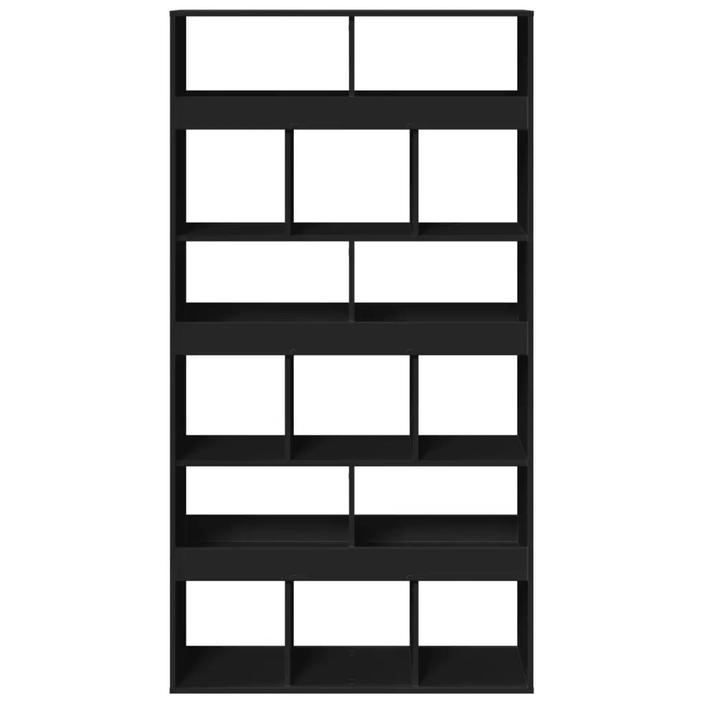 Divisorio Stanza Nero 100x33x187,5 cm in Truciolato 3309376