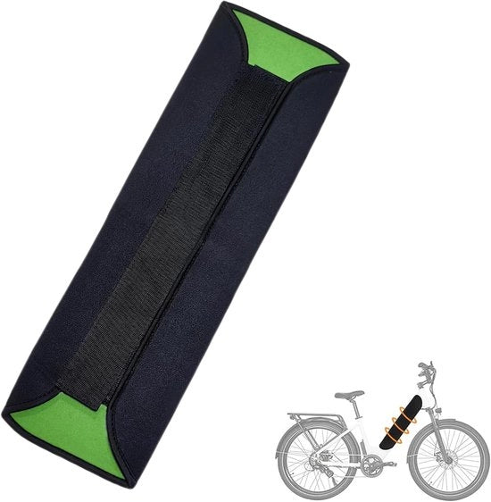 Hoes per Batteria per Bicicletta - Copricellula per Bicicletta - per Circumferenza Manubrio 30-38 cm - Hoes per Batteria Integrata - Impermeabile e Stoffa Impermeabile - Verde