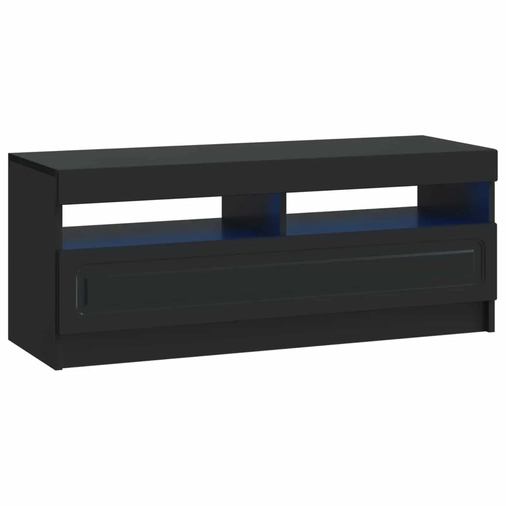 Mobile TV LED a 5 pezzi Nero Legno ingegnerizzato 3416999