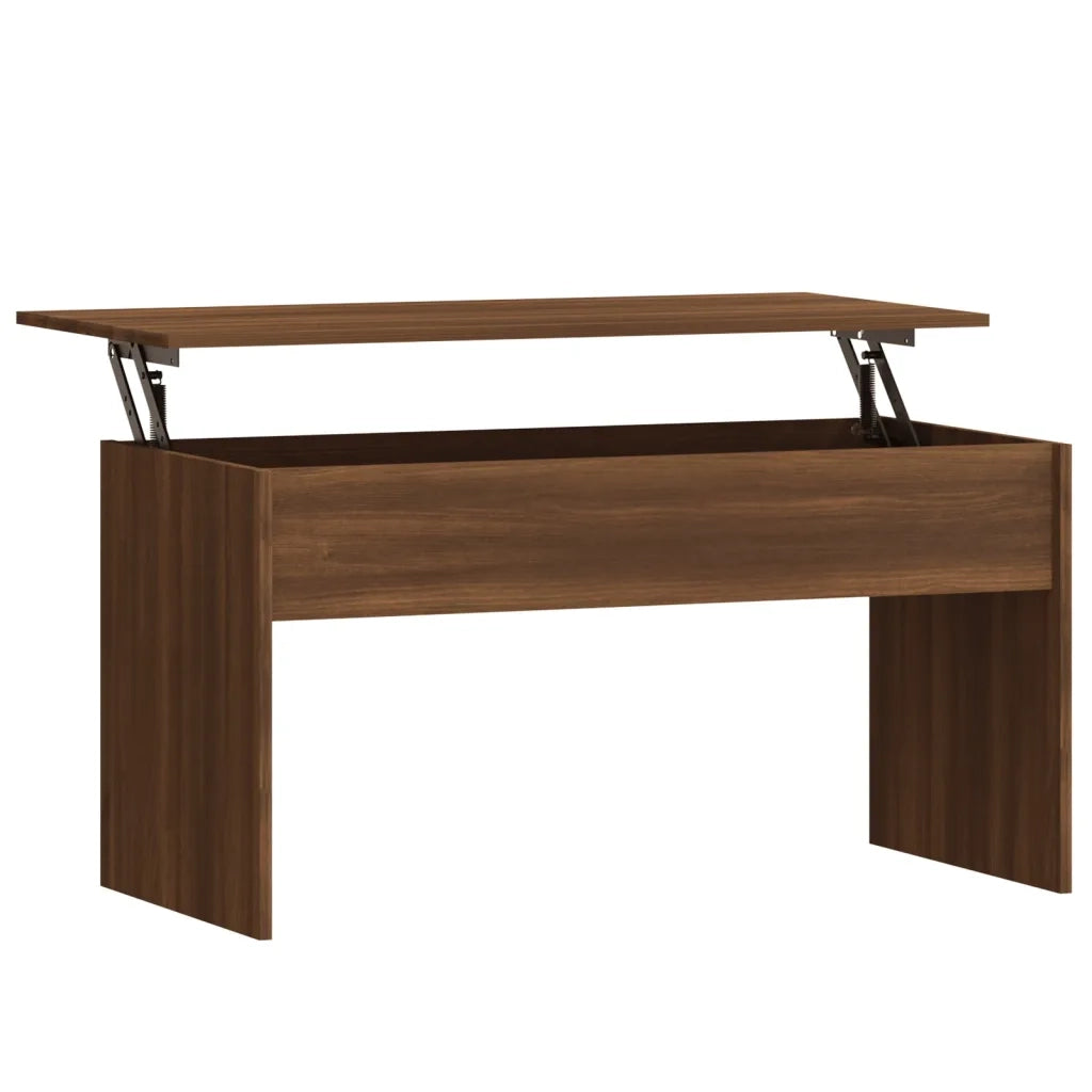 Tavolino Rovere Marrone 102x50,5x52,5 cm in Legno Multistrato cod mxl 12591
