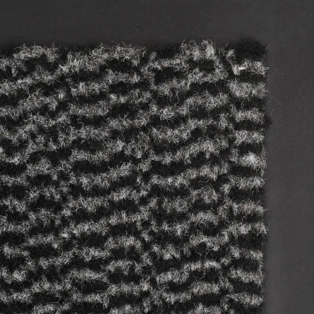 Tappeto Antipolvere Trapuntato Rettangolare 80x120cm Antracite 132710