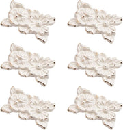 Premiata linea di maniglie per porte in stile europeo, set di 6 maniglie vintage per cucina in acciaio inox, set di 6 maniglie di apertura per armadi in avorio bianco, lunghezza 217 cm per armadio o comò.