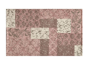Tappeto Velour Antiscivolo Da Camera E Salotto Disegno Saturno Cipria By Suardi - 65x110 cm(Set 2 tappeti) - Cipria