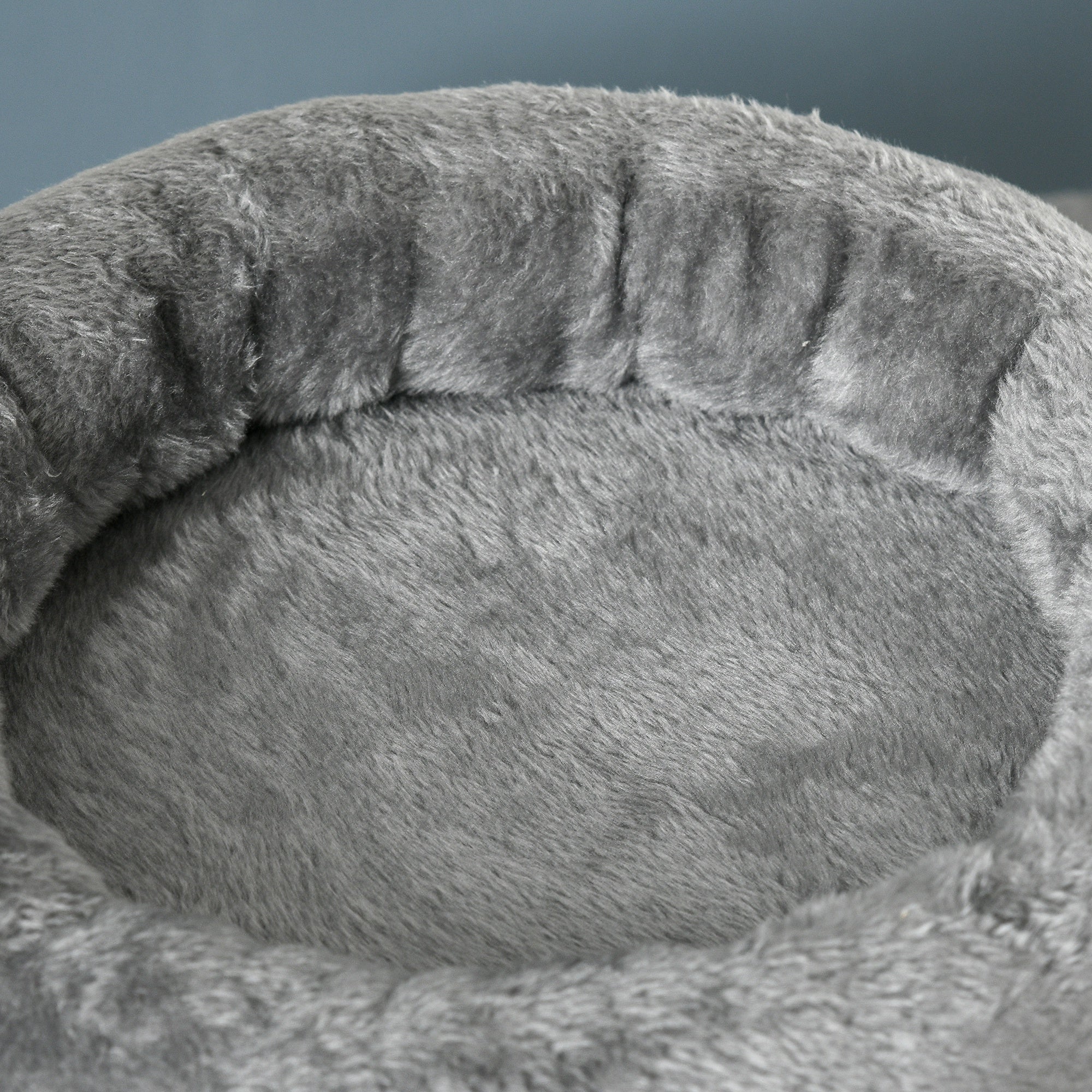 Albero Tiragraffi Ø60x136 cm con Lettino e Pallina Grigio