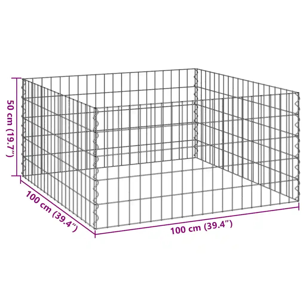 Compostatore Quadrato 100 x 100 x 50 cm Ferro 42010830