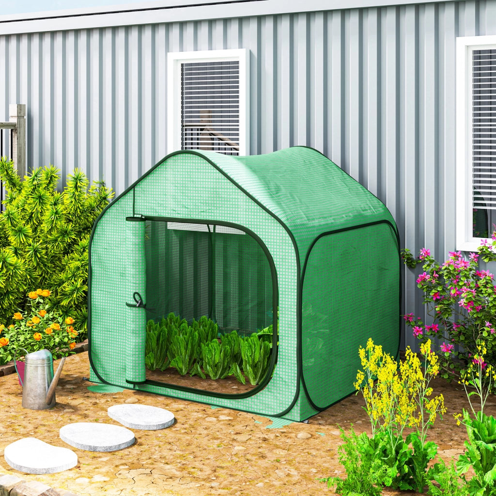 Serra da giardino pop up ¨C zephmum ¨C 150x148x148 cm verde