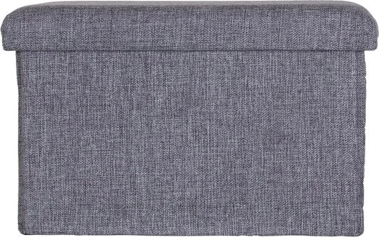 Cassa di Stoccaggio Reclinabile - 76 x 38 x 38 cm - Cassetto con Copertura Rivestita con Poggiatesta di Stoccaggio Box da Giardino