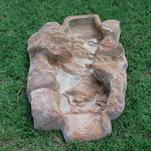 Mini Ruscello Dritto 65x55x12 cm per Cascata da Giardino in Vetroresina