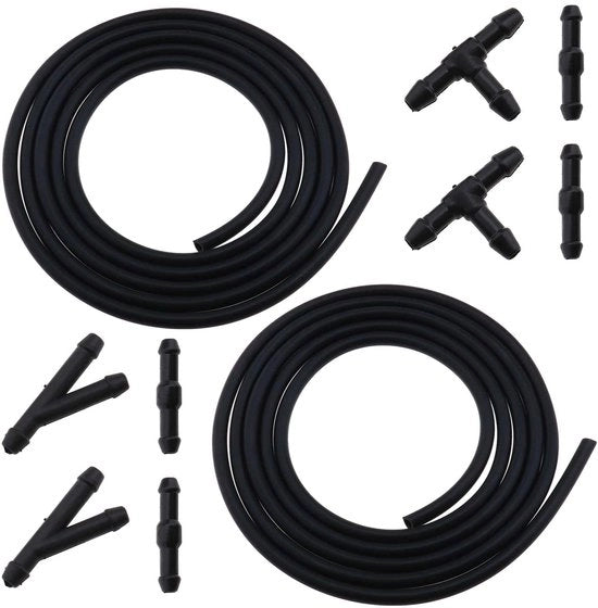Kit Completo di Tubo di Asciugamano per Parabrezza - 10 x 2m Slangen