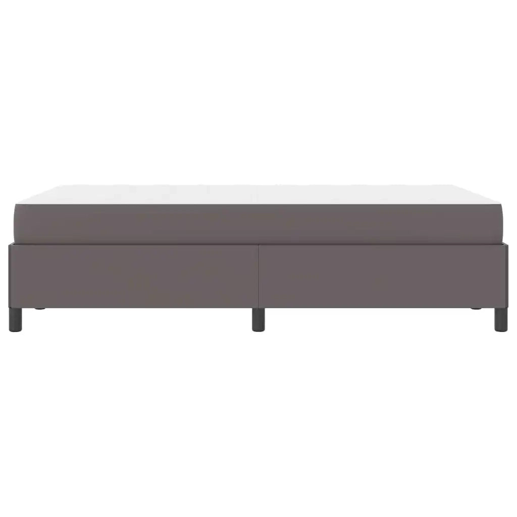 Struttura del letto con materasso Grigio 120 x 200 cm Tessuto 3398997