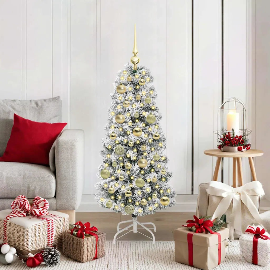 Albero di Natale Artificiale con Rami Pieghevoli 120 cm