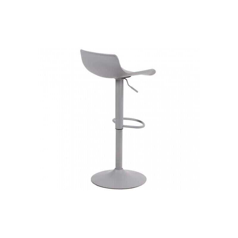 SGABELLO MERANO IN COLORE GRIGIO 43 X 44 X H75/96 CM