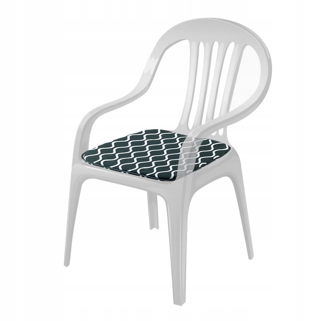 Cuscino per sedia da giardino KADAX, balcone, terrazzo, giardino, 40x38 cm, comodo