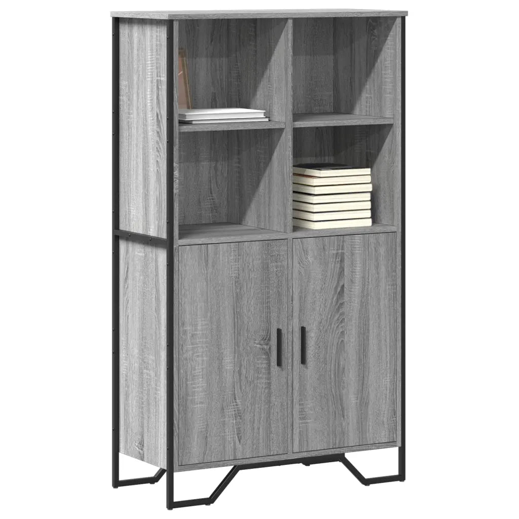 Credenza Grigio Sonoma 79,5x35,5x137,5 cm in Truciolato 3295310