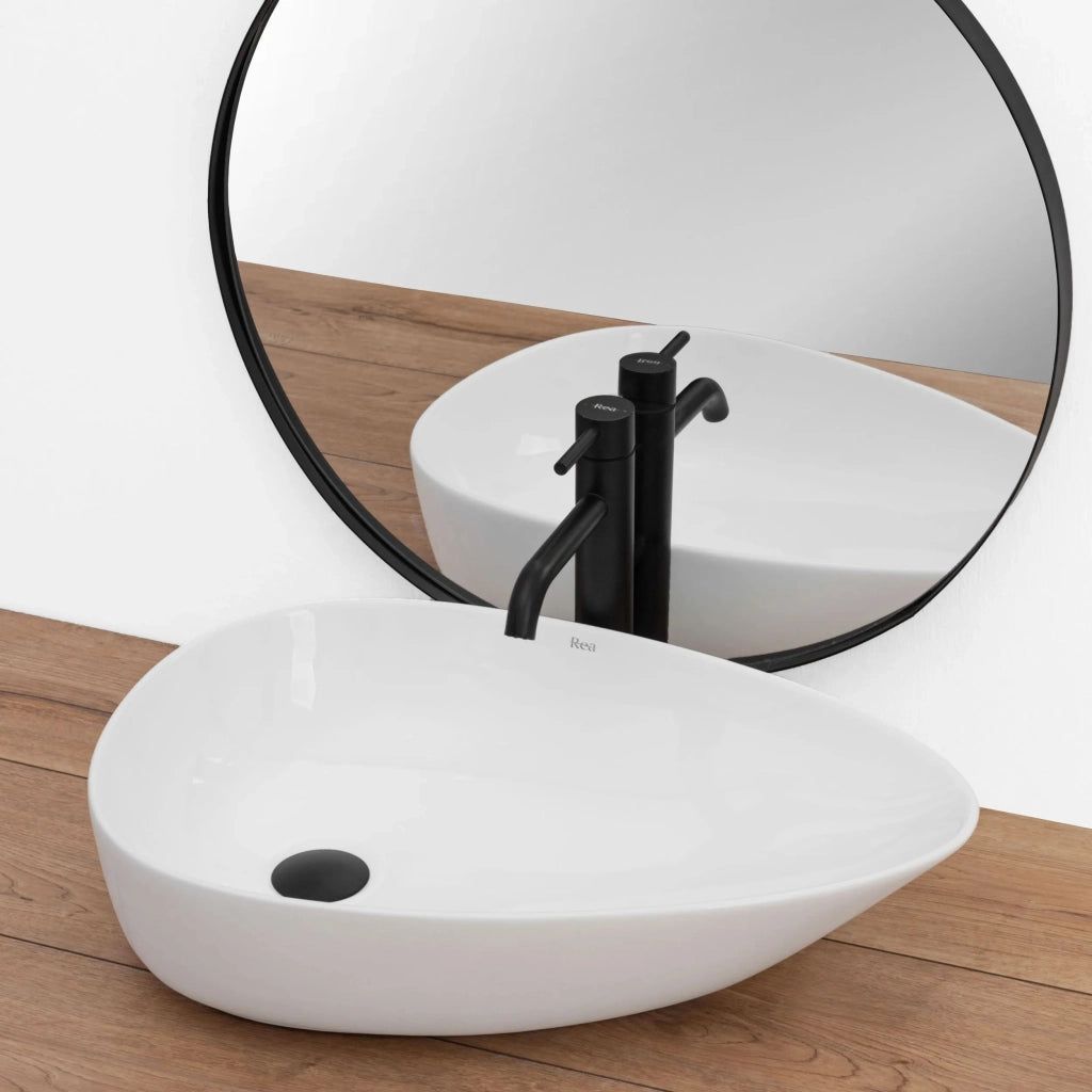 Lavabo Da Appoggio Rea Greta 55