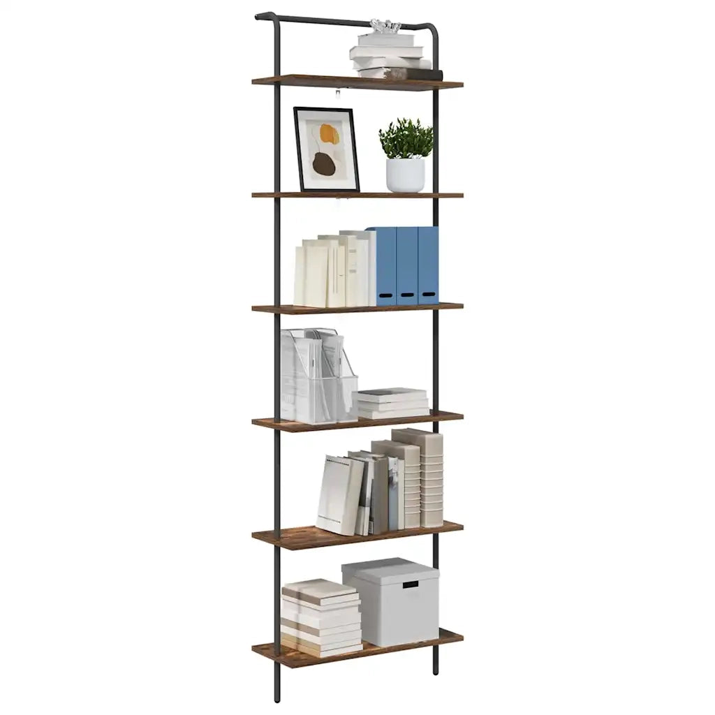 Libreria Rovere fumé 60 x 24 x 203 cm Legno multistrato 879973