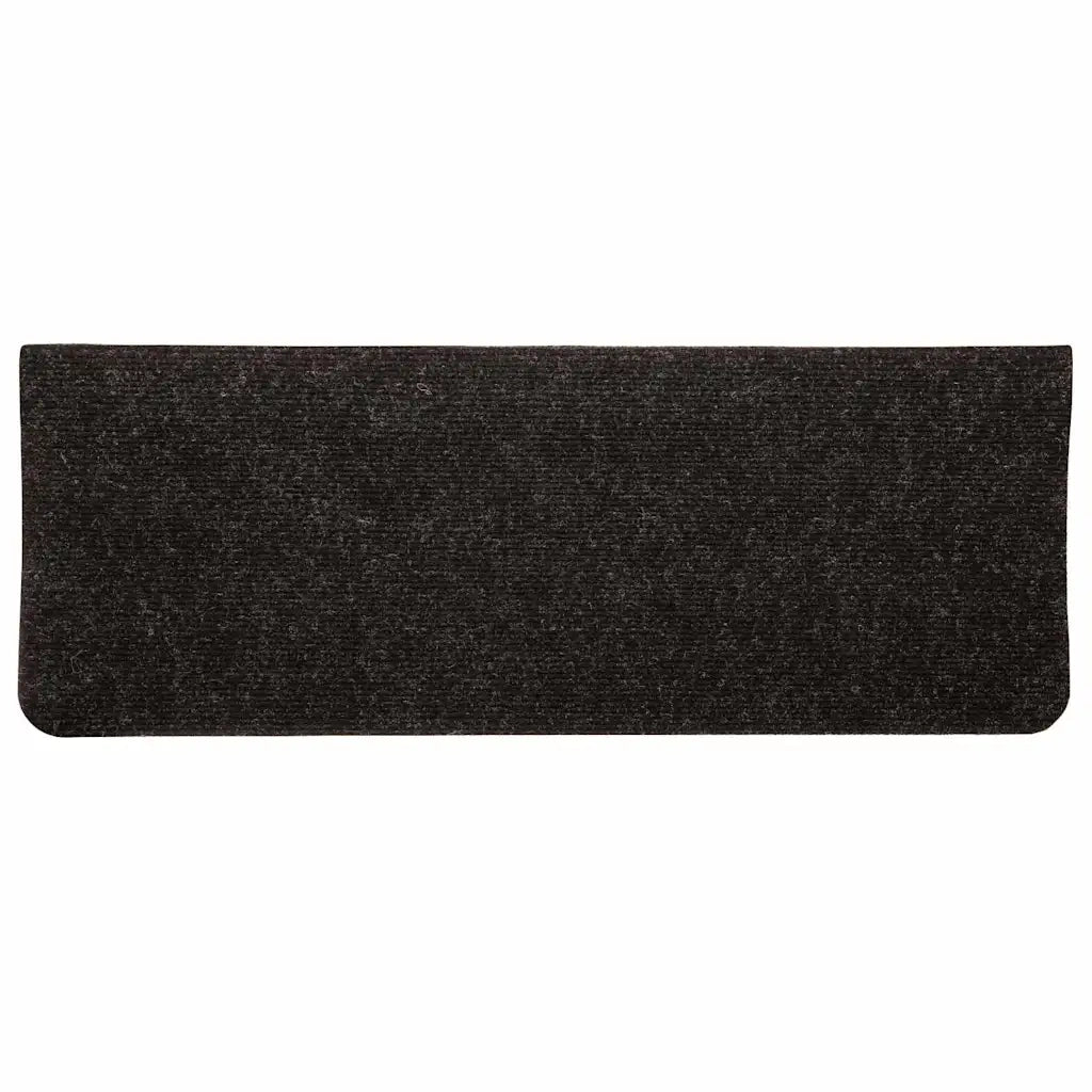 Tappetini Autoadesivi per Scale 15 pz | Gradini per Scale 65x24,5x3,5 cm Antracite